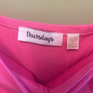 Shop Thursdays Women's Pink Tank Dress